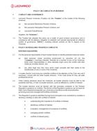 Conflicts of Interest Policy