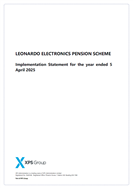 LEPS Implementation Statement 2025